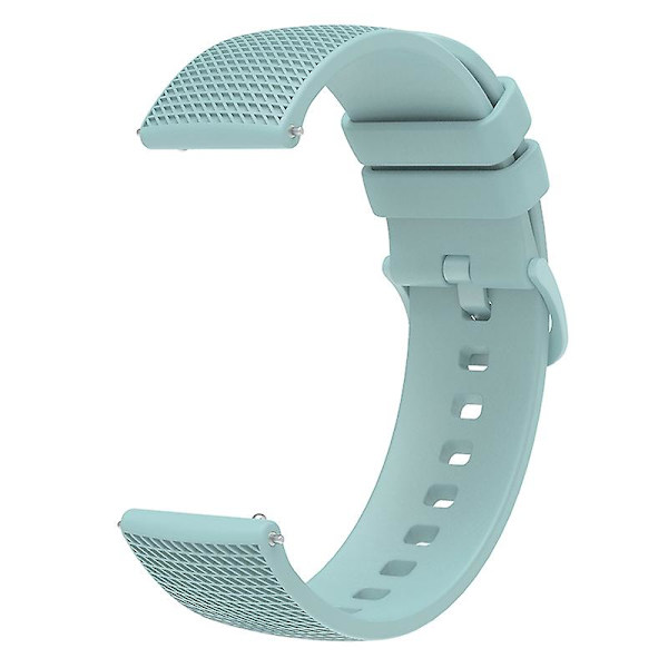 18mm Ternetmønstret Silikone Urrem Til Garmin Venu 3s / Forerunner 265s Light Green