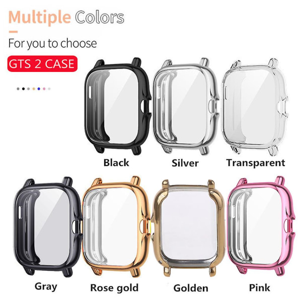 Smartwatch-ram för Huami Amazfit GTS2 Cover Watch Protective for Shell Durable Transparent