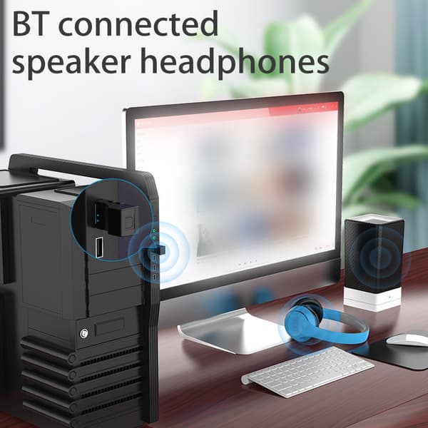 Bluetooth-mottaker optisk fiber/USB Bluetooth-lydsender for Nintendo Switch/PC
