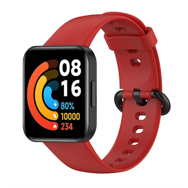 Silikonarmband för Xiaomi Mi Watch 2 Red