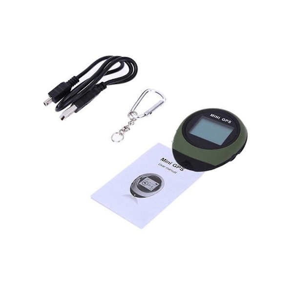 Lyxig-mini handhållen GPS-navigeringsmottagare Bärbar utomhusvandring Elektronisk longitud och latitud Höjdnavigering