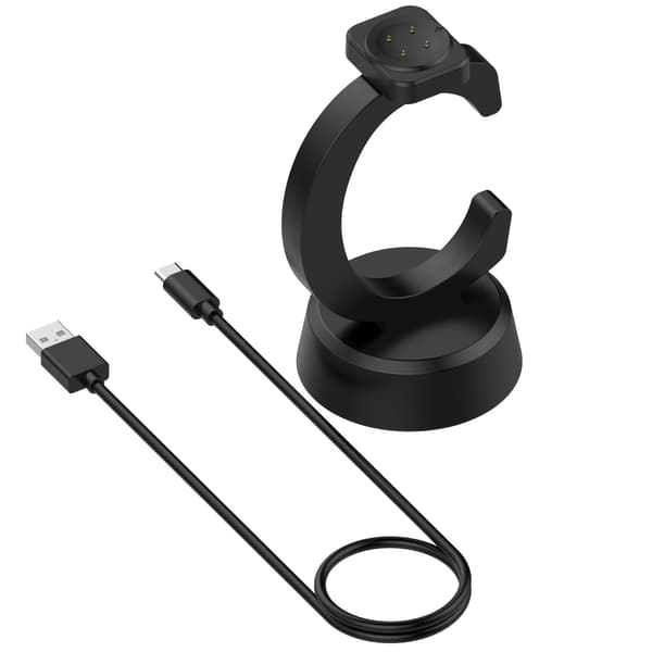 Laddningsdocka för Google Pixel Watch 3,2/Fitbit Ace LTE/Versa 4, 3/Sense 2, USB-A (kompatibel)