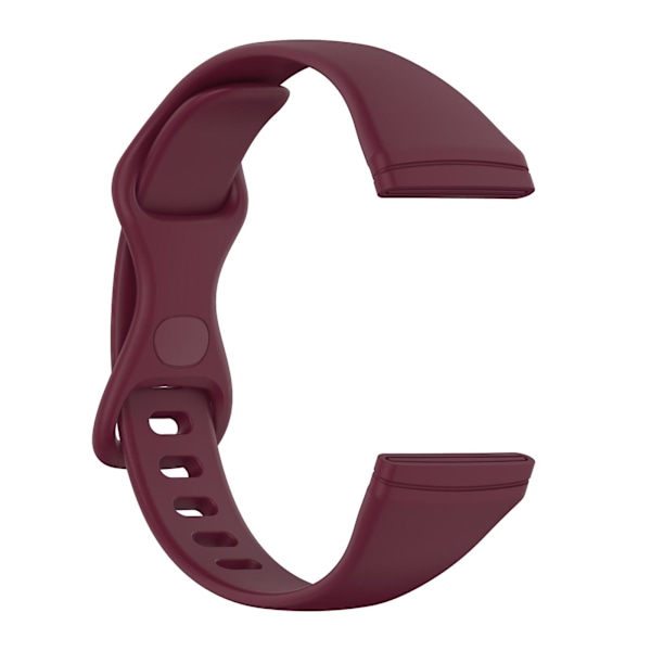 För Fitbit Versa 4 / Versa 3 / Sense TPU-klockarmband L Wine Red