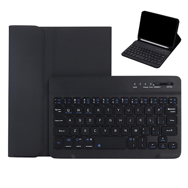 For Ipad Air4 10.9\" Bluetooth tastatur etui cover sort