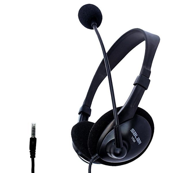 3,5 mm spilmikrofon-headset