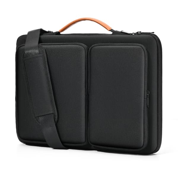 Laptopveske 360 Beskyttelse Polyester Multi-lomme Black 16 Inch