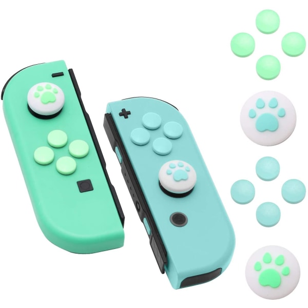 Potetrykk Tommelgrep Caps For Nintendo Switch, Button Cap Set For Nintendo Switch Joy-con - Animal Crossing New Horizons Theme