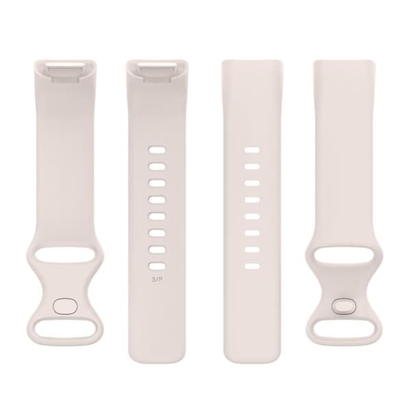 For Fitbit Charge 5 silikonklokkerem TJD Moon White