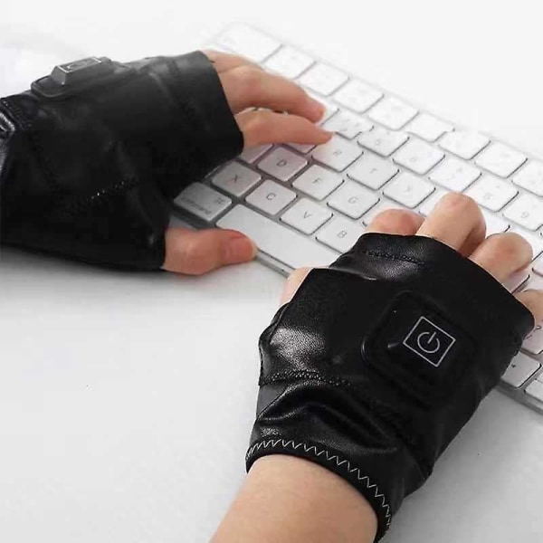 USB-oppvarmede hansker for kvinner Oppladbare varme vinterhansker M