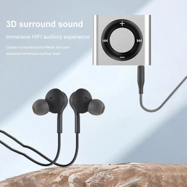 Mp3-afspiller - 64Gb kort + Bluetooth hovedtelefoner (Sort)