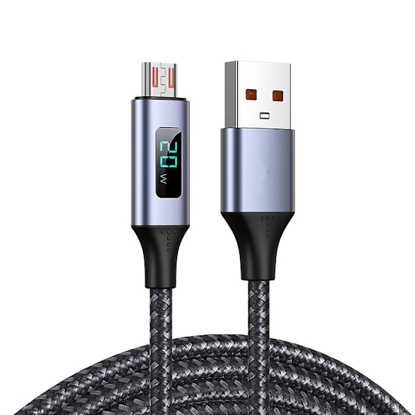 Usb A til Micro Usb Rask Data Synkroniseringsoverføringskabel 480mbps Hurtiglading Kabler