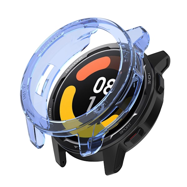 Passar till Xiaomi Watch Color2 / Xiaomi Watch S1 Aktivtpu Skyddande Fodral Transparent Blue