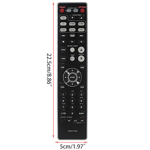 Kaukosäädin Rc001pmcd Marantz-CD-soittimelle, Cd6005, Cd-6005, Pm6005