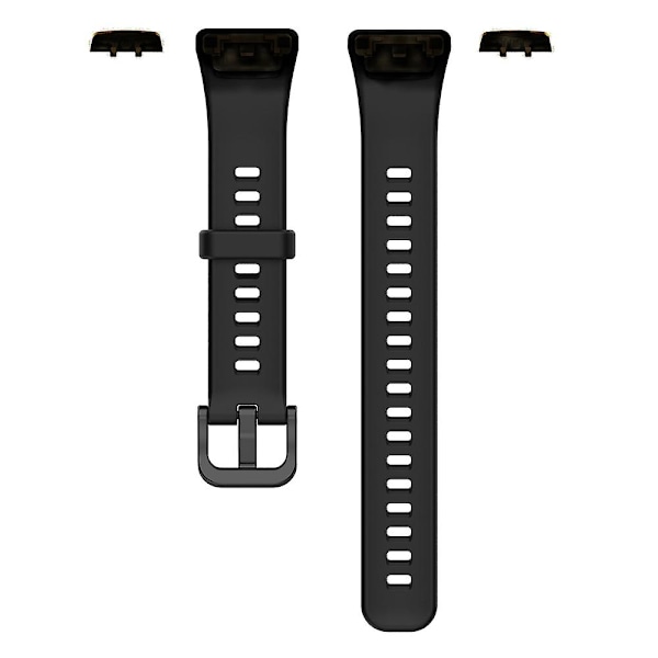 Tpu-urheiluranneke Huawei Band 6 / Band 6 Pro / Honor Band 6 -rannekkeelle Black