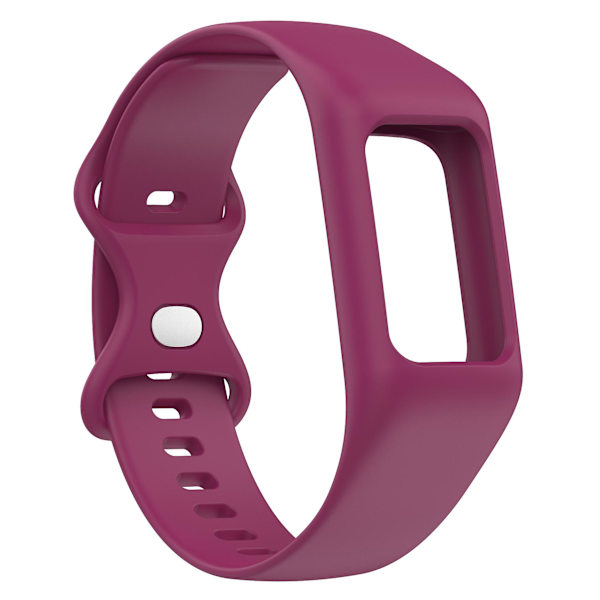 Integrera silikonklockarmband för Fitbit Charge 6/5/4/3, klockarmband med fodral Wine Red