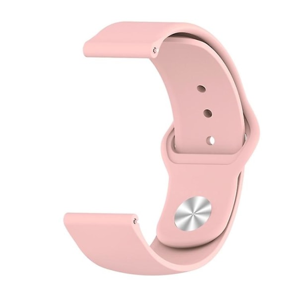 Monokrom silikone urrem til Samsung Galaxy Watch Active 2 22mm (babyblå) pink
