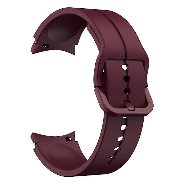 Sport silikonrem för Samsung Galaxy Watch 5/4 44mm 40mm Armband Armband Galaxy Watch 5 Pro 45mm/4 Classic 46mm 42mm band galaxy watch 4 44mm official Wine red