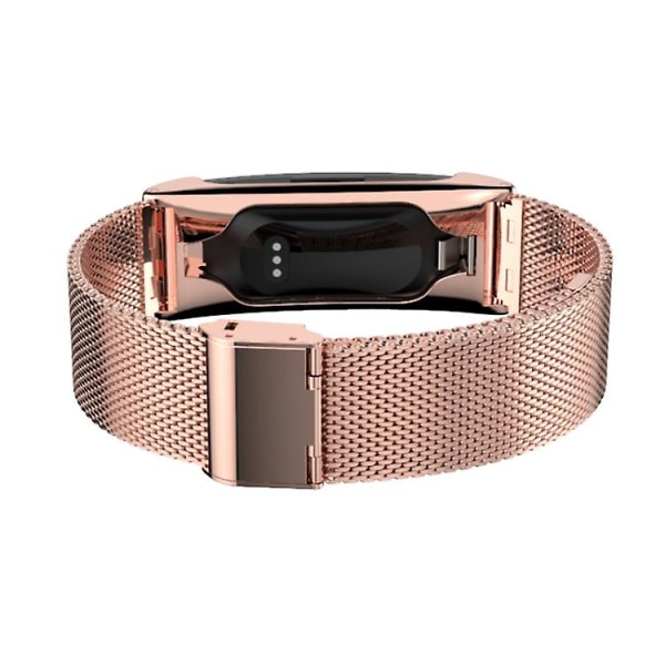 Til Fitbit Inspire Hr Mijobs Milan Buckle rustfrit stål urbånd VFC Black