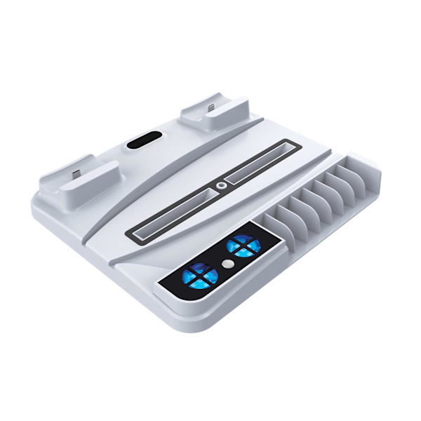 Ladestasjon Dokkingstasjon Med Dobbel Kontroller Laderporter For Ps5 De/uhd Vert