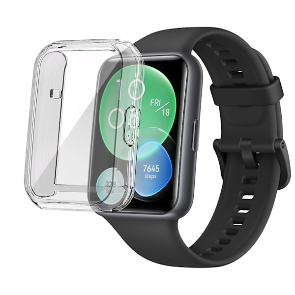 Skärmskydd TPU Cover Bumper for Shell för HuaweiWatch Fit 2 Watch Sleeve F Gold