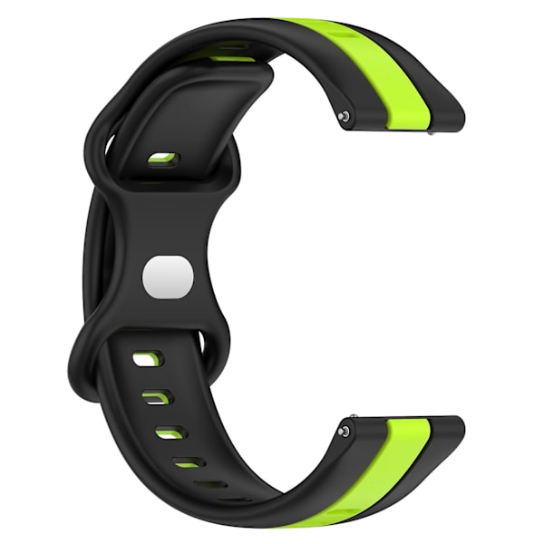 Silikoniranneke Garminmove Luxe -kelloon Black Green