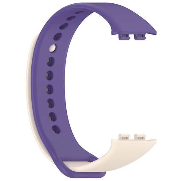 For Honor Band 9 Watch Band - Blød TPU Justerbar Rem - Mørkegrøn Short Starlight Long Purple