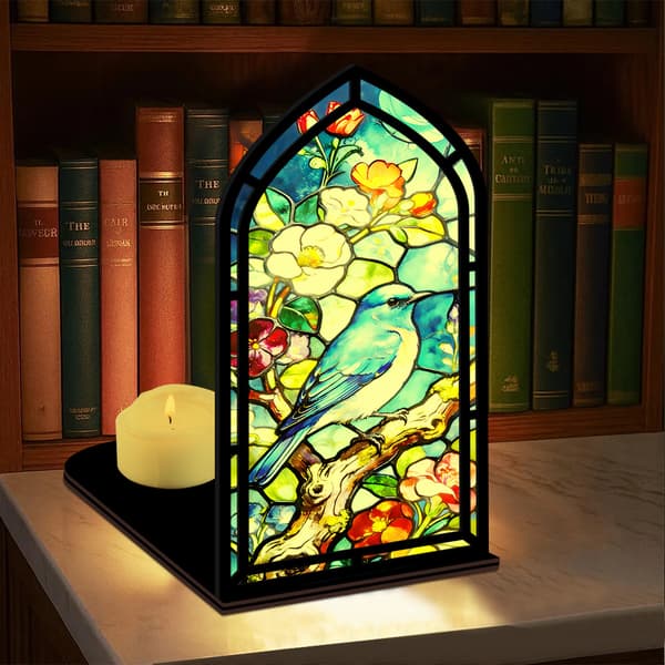 Fantasy bokkrok for bokelskere, med stearinlyslampe Little Bird