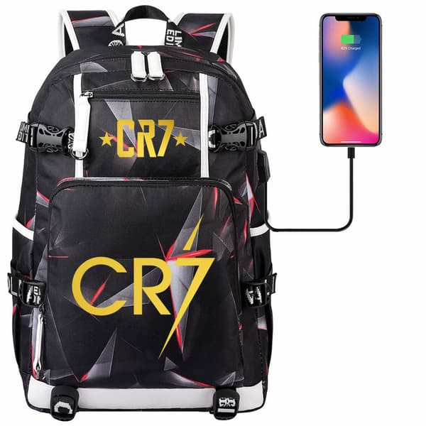 Ryggsäck - Cr7 med USB-laddningsport (32)