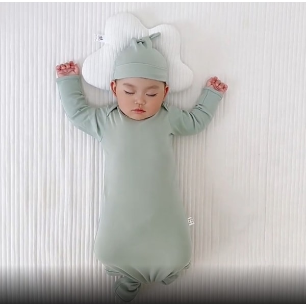 Nyfødt Baby Tæppe, Blød Silkeagtig Spædbarnssovepose, Knudet Kjole Og Hat Sæt (Gul)