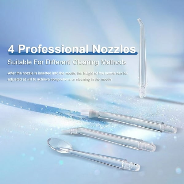 Oral Irrigator - 240 ml infällbar, uppladdningsbar, BPA-fri (grön)