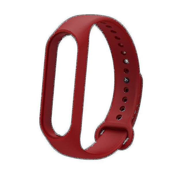 Mjuk TPU-klockarmband för Xiaomi Mi Band 7, justerbart armband Wine red, Wine Red L Xiaomi Mi Band 7