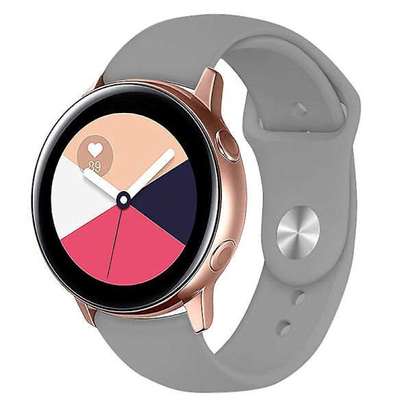 20mm silikonihihna Samsung Galaxy Watch6 Classic 47mm 43mm -kellolle Grey