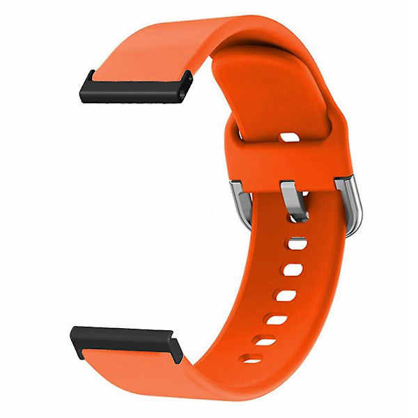 24mm justerbart silikonarmband för Suunto Spartan Sport Wrist Hr Baro / Suunto 7 Orange