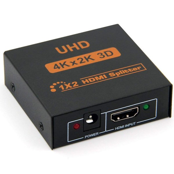 Hdmi Splitter 4k,1 In 2 Out Powered Video Converter, Support Hdmi