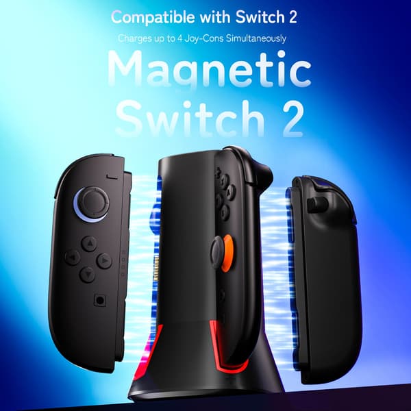 Lader - For Switch2 Kontroller Ladebase, Quad Ladekontroller