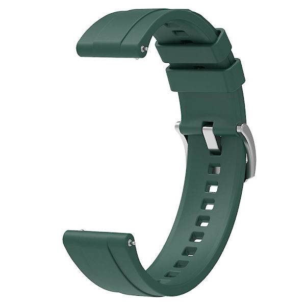 Til Huawei Watch GT 4 41mm Blød Silikone Urrem Rem Tilbehør Blackish Green