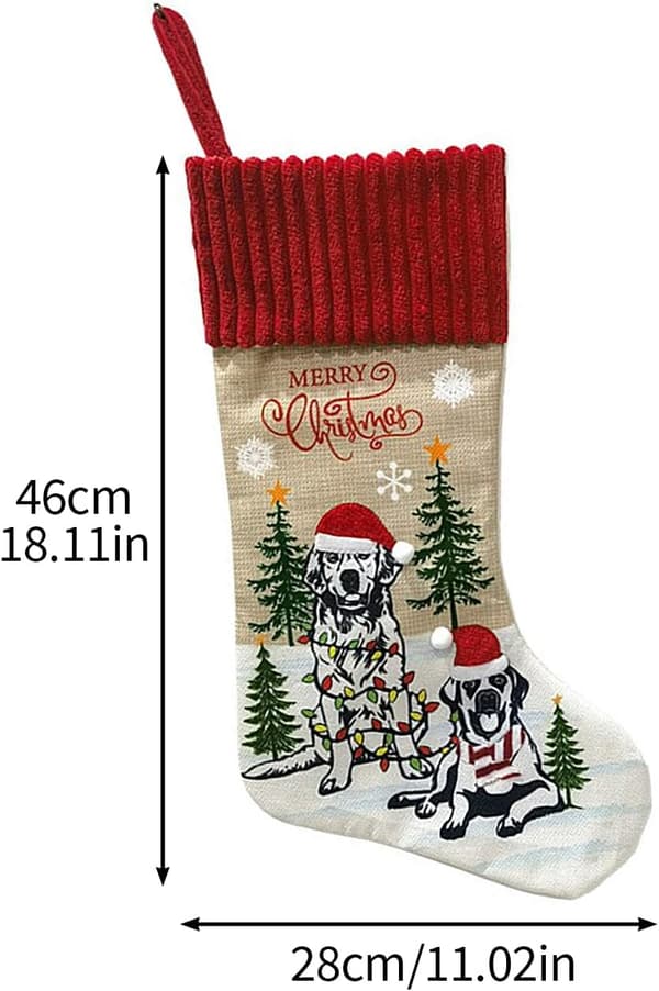 Julesokker 2-pak, 45 cm pejseophængningsstrømper