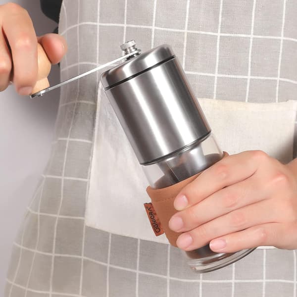 Kaffekvarn, med justerbar keramisk kvarn