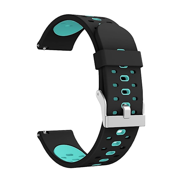 Silikonarmband för Samsung Galaxy Watch 3 45mm Black Mint Green