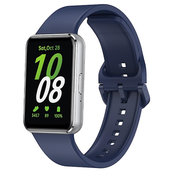 Mjukt silikonarmband för Samsung Galaxy Fit3 Dark Blue
