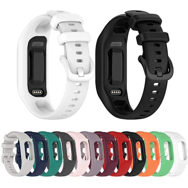 Mjuk rem för GarminVivosmart 5 Hållbar för Smart Watch Modeband Mjuk handled Gray L