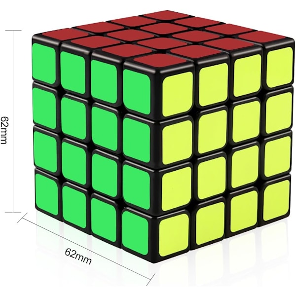 4X4 Speed Cube 4X4X4 Magiskube Puslespill Lekeutstyr Utdanningsgaver For Barn