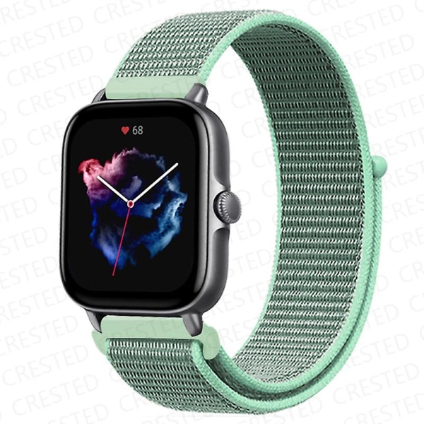 20mm 22mm Klockarmband För Amazfit Gts/2/2e/3/4/mini Gtr 4/2/3/pro 47mm Stratos 3 Nylonarmband Pulseira Correa Amazfit Bip Armband Bihai 15 22mm
