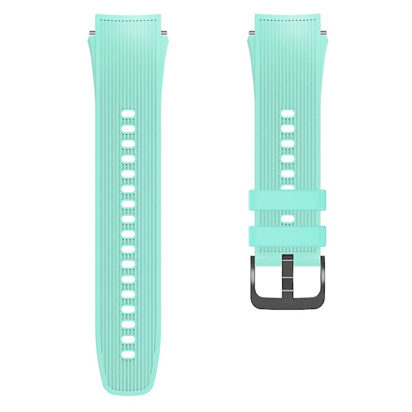 For Oppo Watch X udskiftning blød silikone rem justerbar urrem Teal