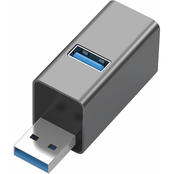 USB-hub multiportadapter, 3-porter (1 pakke)