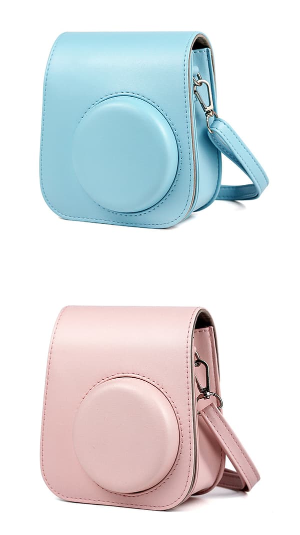 Etui - Til Instax Mini 11 Mini 9 Mini 8 Kamera (Blå)