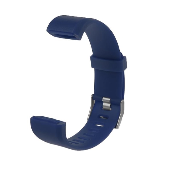 för ID115 PLUS band Justerbart armband Silikon Smartwatch Anti Scratch Strap Blue