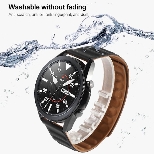 22mm silikone magnetisk rem til Huawei Watch GT2 Pro Grey