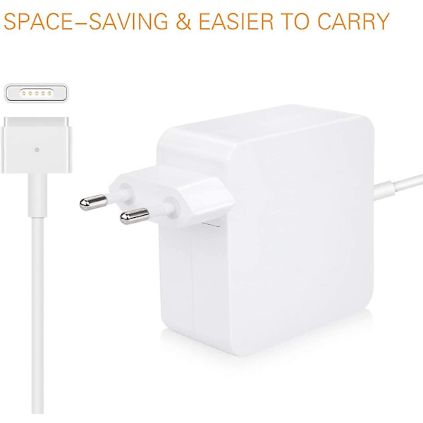 60w Magsafe 2 Strømadapter til Apple, Ac 60w T-tip Strømoplader