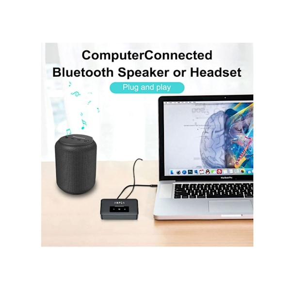 Bluetooth Transmitter til TV, Bluetooth Receiver, Bluetooth 5.0 Adapter med 3.5mm RCA USB Afspilning, D Adapter,